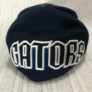 Gators Fitted Hat Baseball Cap Blue Black‎ Embroidered University Fitted 7 1/4